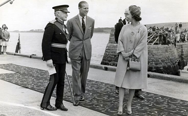 Lord-Lieutenant with Prince Philip and The Queen.
