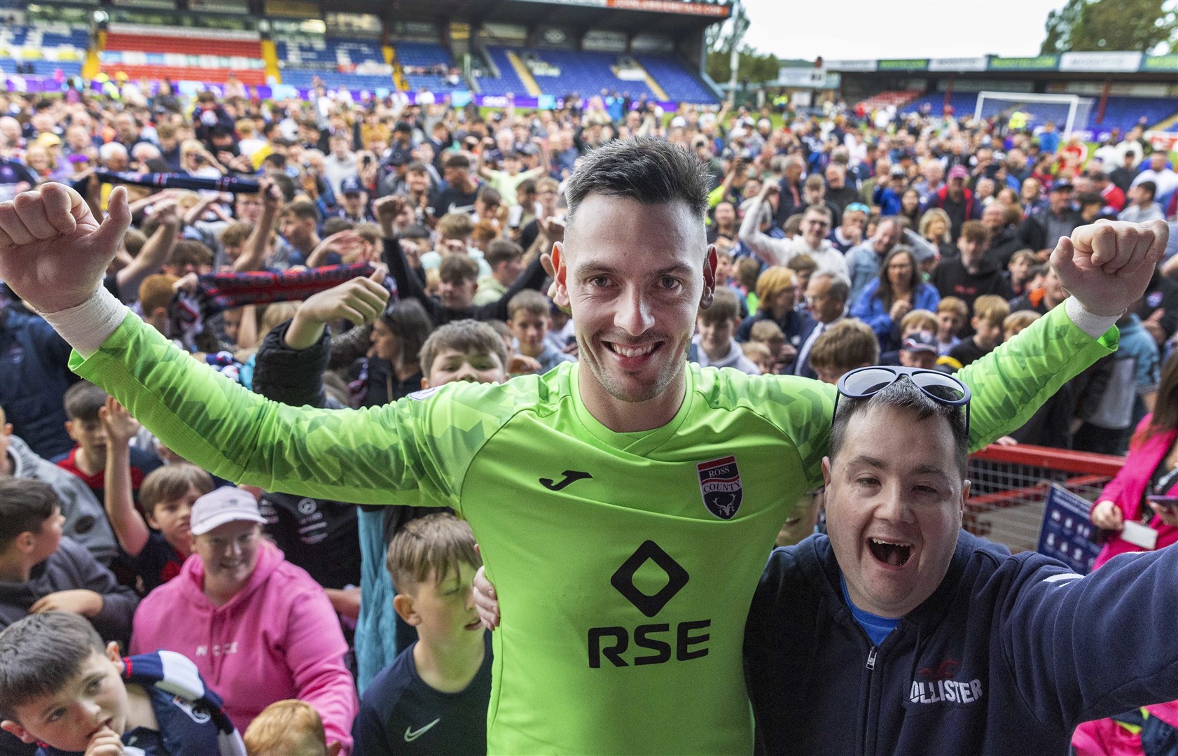 Goalkeeping hero Ross Laidlaw after the dramatic penalty shoot-out win. Picture: Ken Macpherson