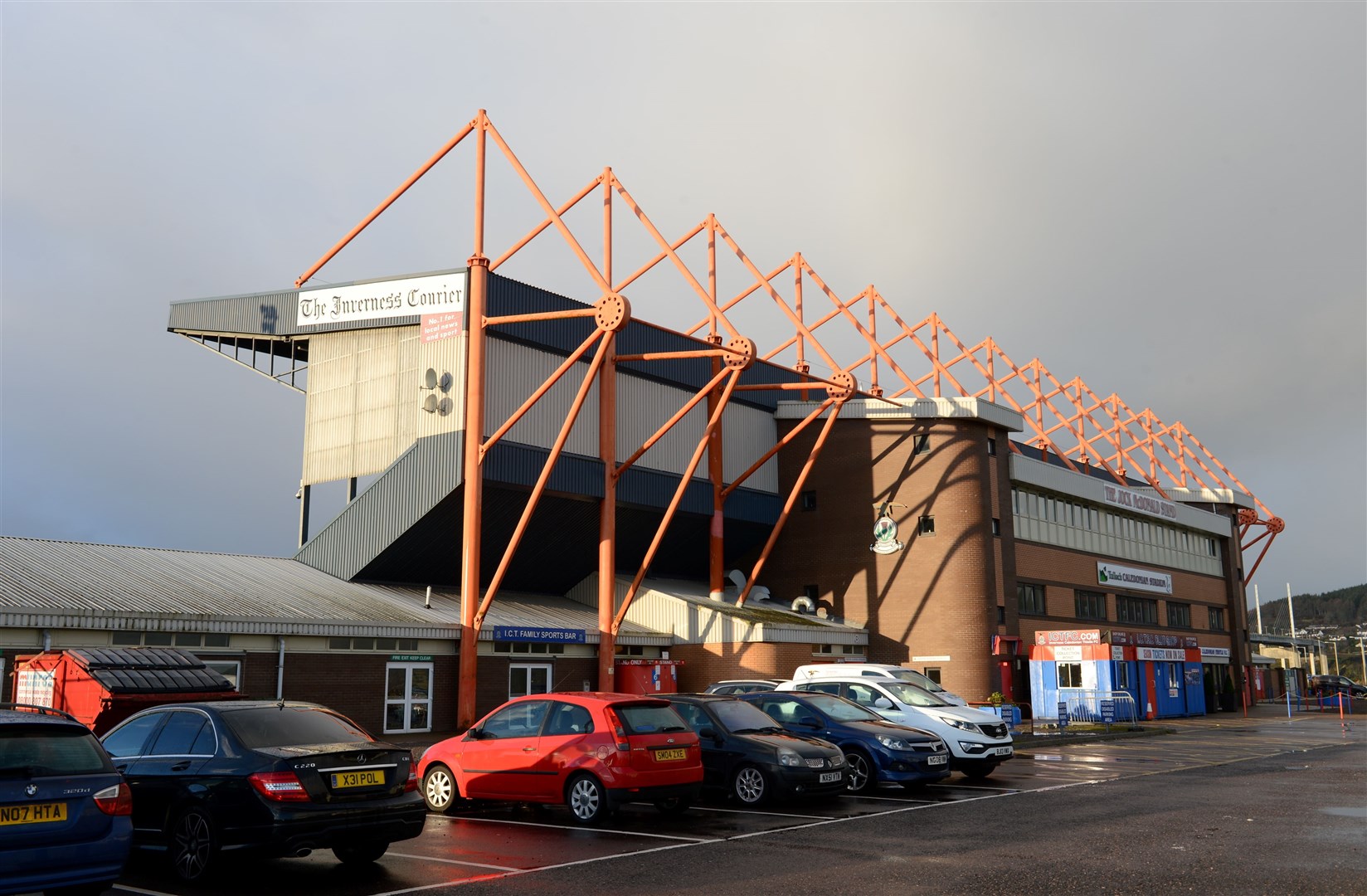 Caledonian Stadium in Inverness, where the latest incident took place during the Irn-Bru Cup final.