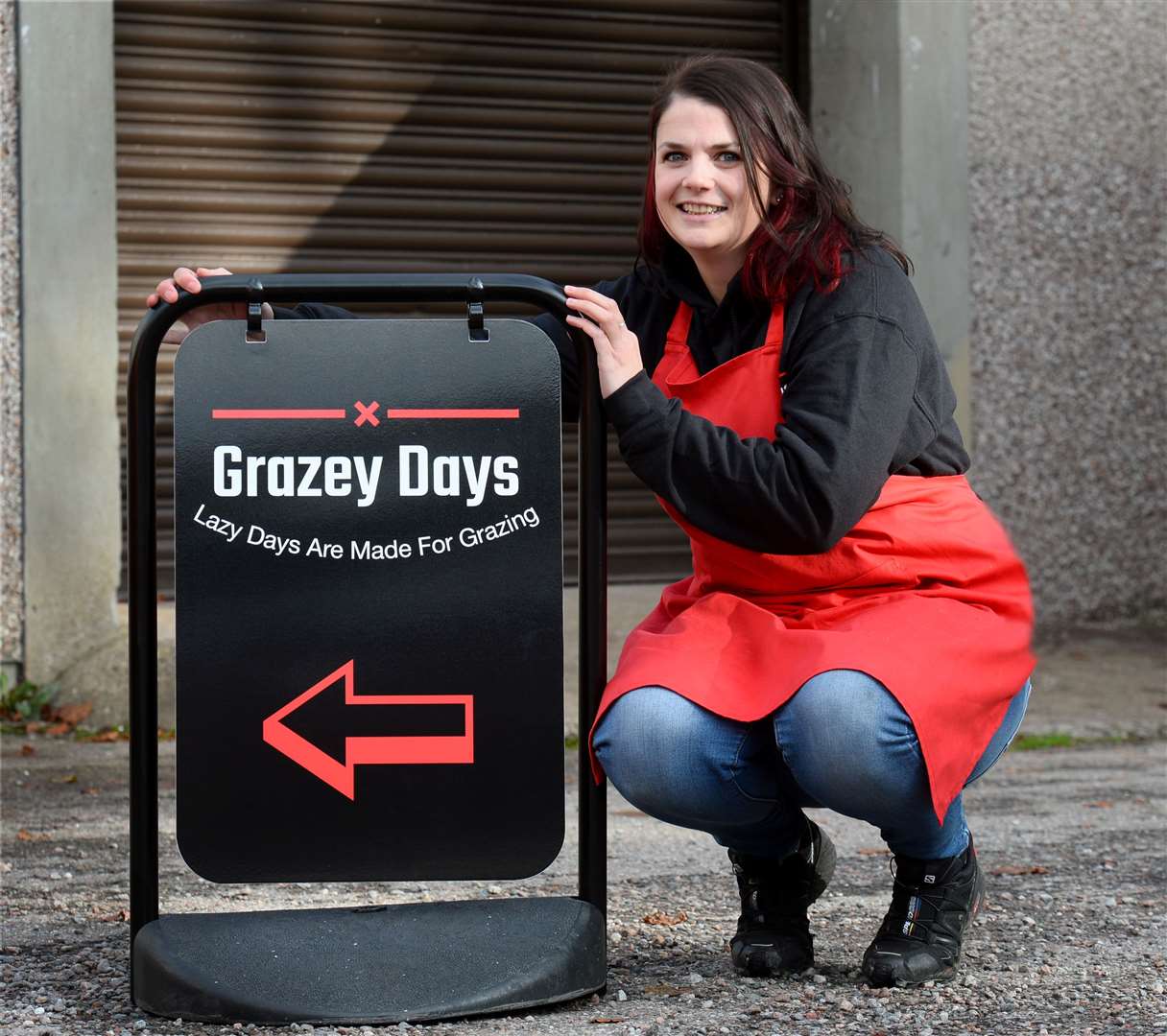 Jenny Whyte who runs Grazey Days...Picture: Gary Anthony..
