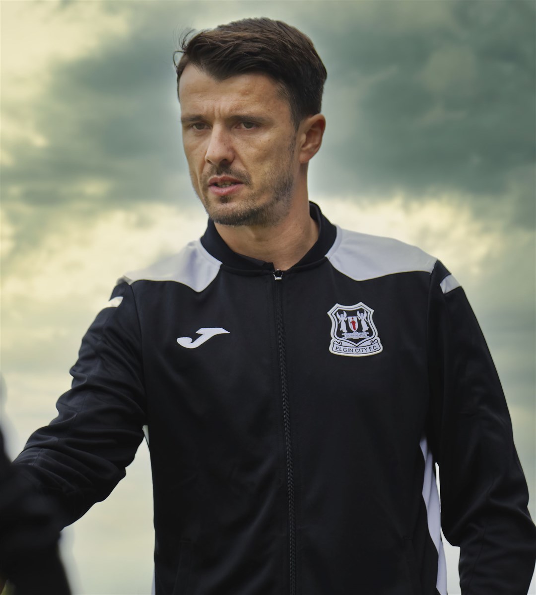 New Elgin City assistant manager Steven Mackay. Picture: Bob Crombie.