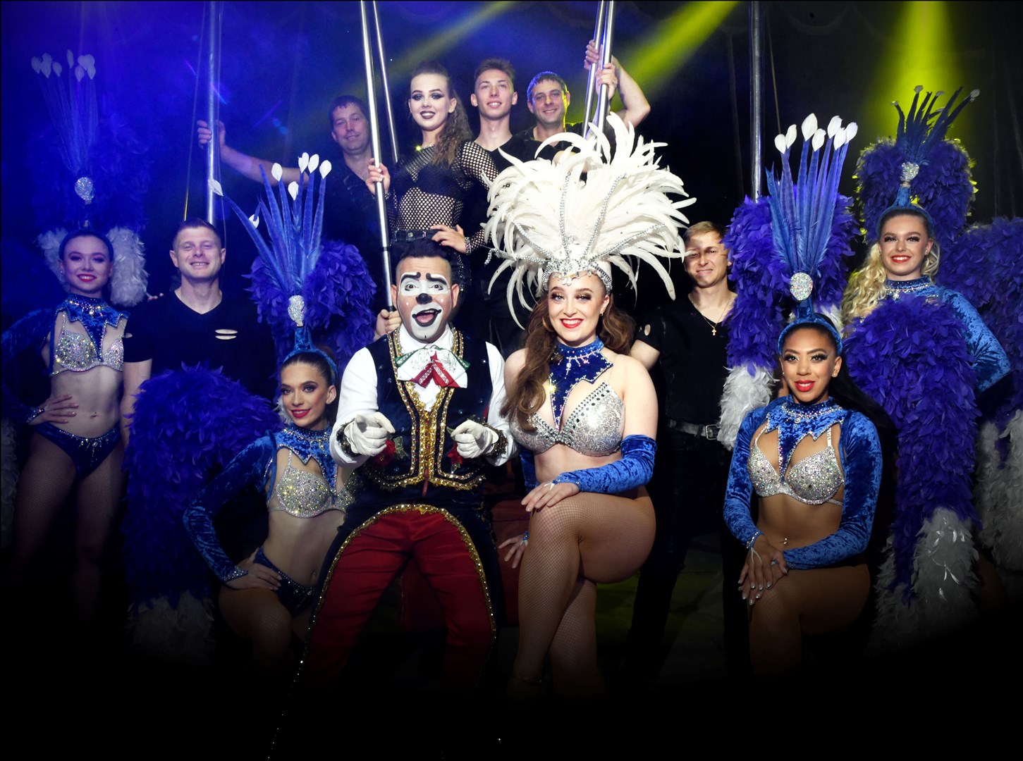 Some of the Circus Vegas performers. Picture: James Mackenzie.