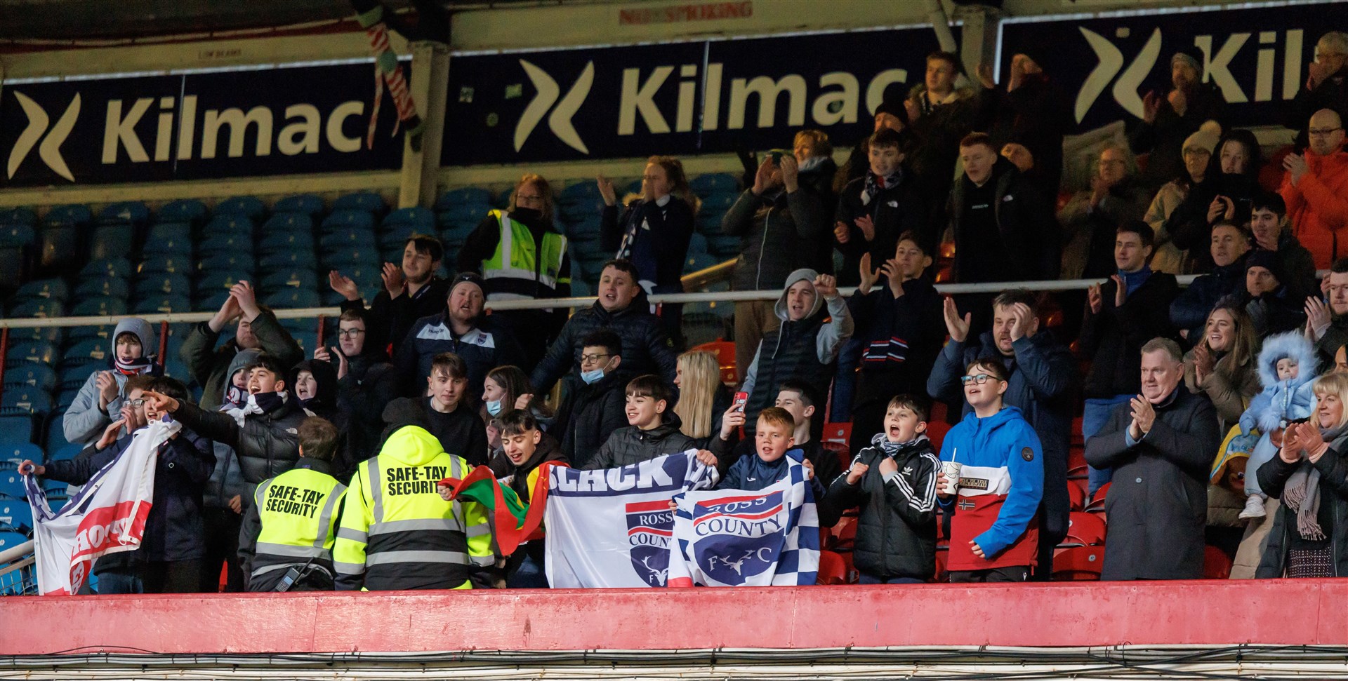 Ross County’s supporters have been increasingly vocal both at home in Dingwall and when following the Staggies across Scotland. Picture: Willie Va