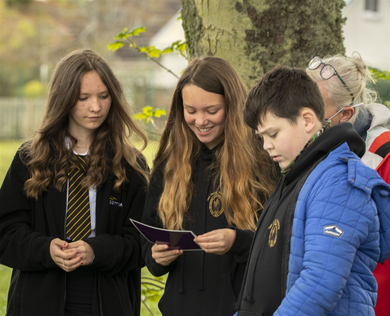 Tain Royal Academy students learning about the importance of peatlands. Picture: Gillian Frampton/HIE