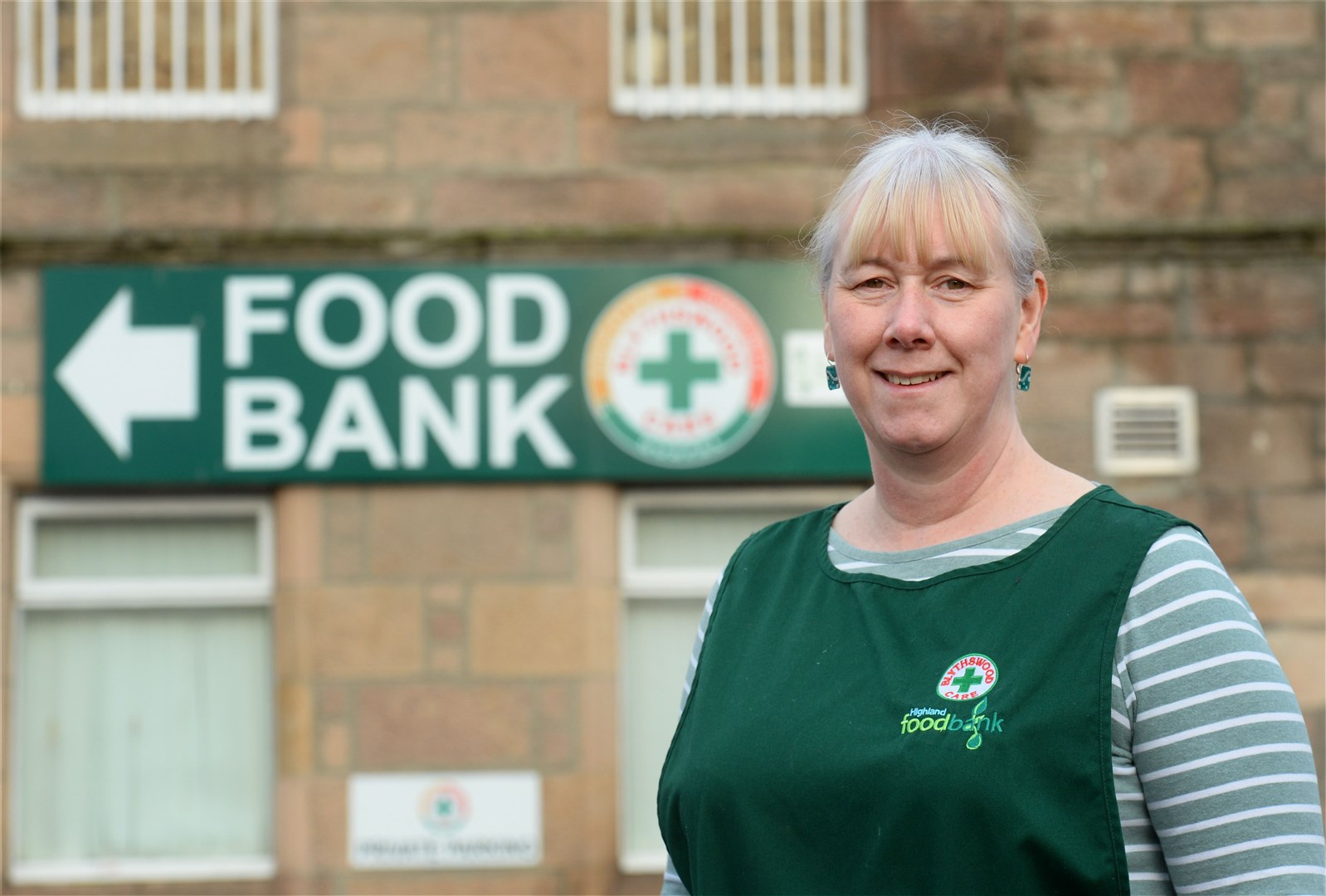 Highland Foodbank manager Lorna Dempster...Picture: Gary Anthony. Image No..