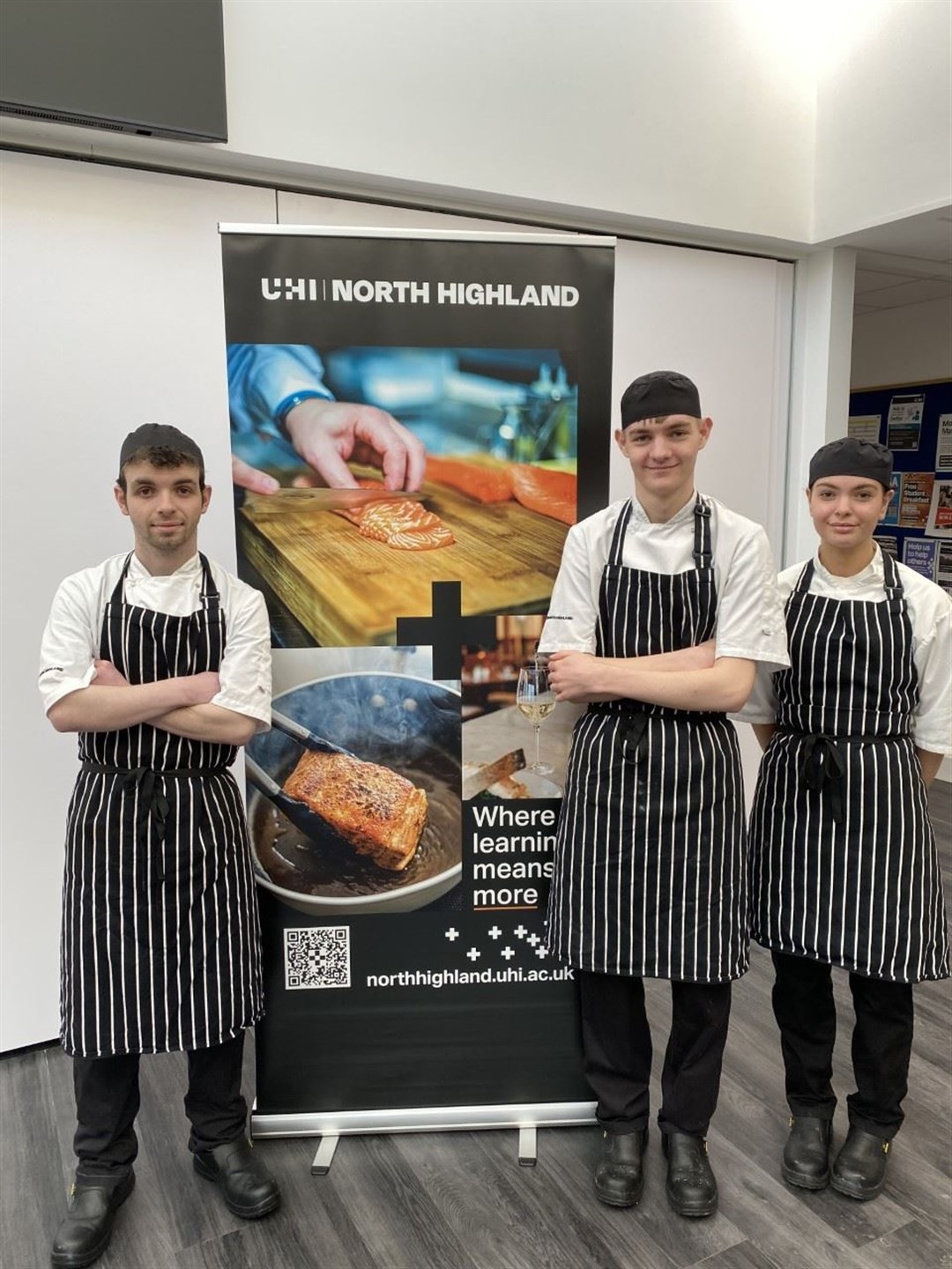 Ted Pennington, Finlay MacDonald and Holly Preston are competing in the Zest Quest culinary competition.