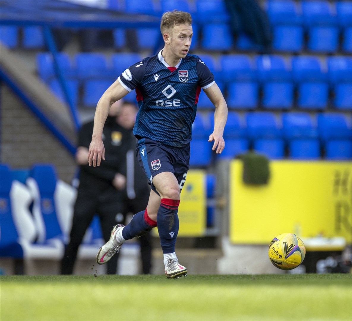 Picture - Ken Macpherson, Inverness. St. Johnstone(1) v Ross County(?0). 20.03.21. Ross County's Harry Paton.