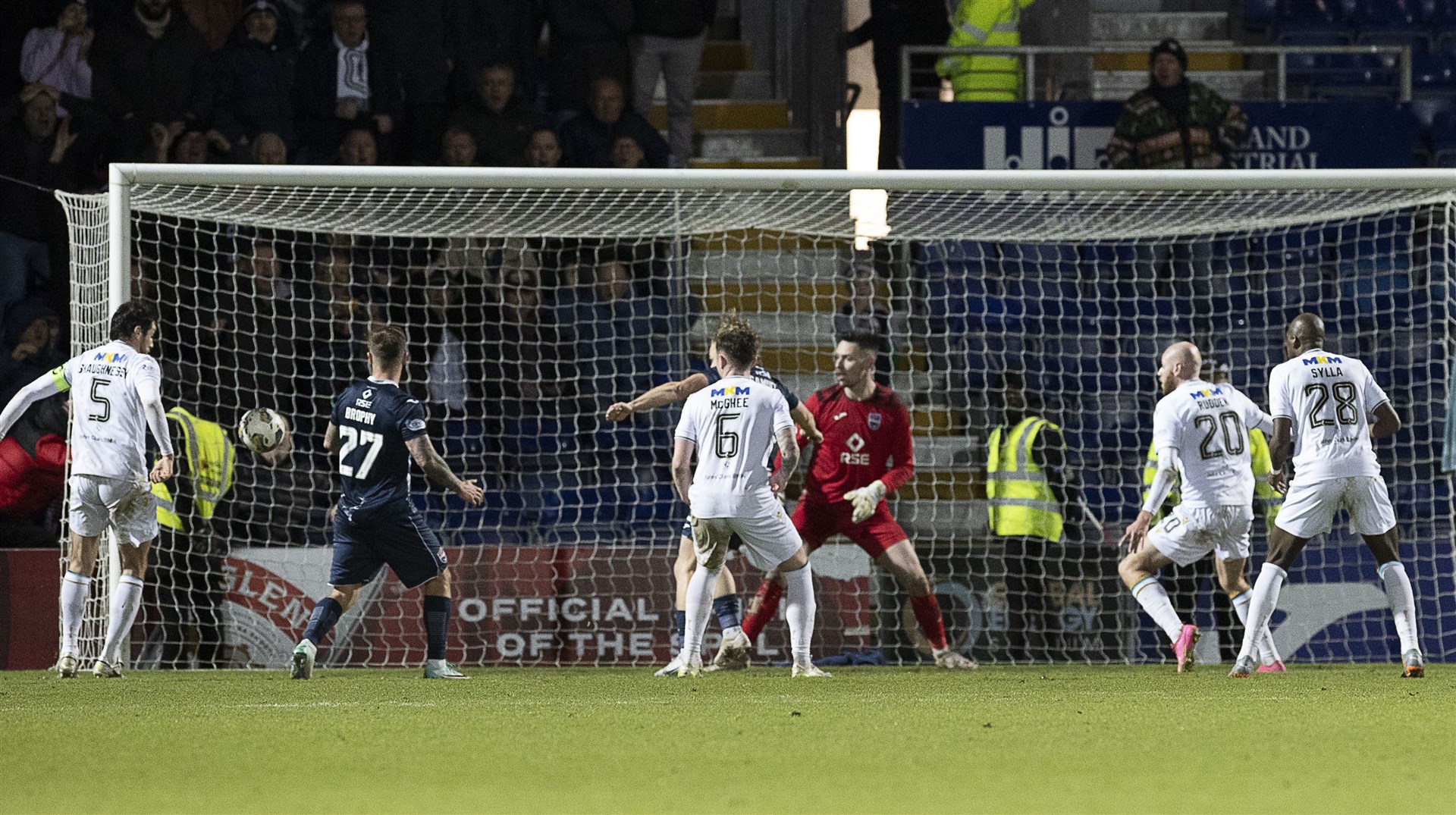 Joe Shaughnessy's fortuitous goal consigned the Staggies to defeat last weekend. Picture: Ken Macpherson
