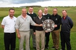 Royal Dornoch, champions of Dornoch Firth League at Tain, from left to right, Alex MacDonald, David Pearson, Daniel Holden, Neil Hampton, John Shepherd, Kevin Matheson and Neil Munro.