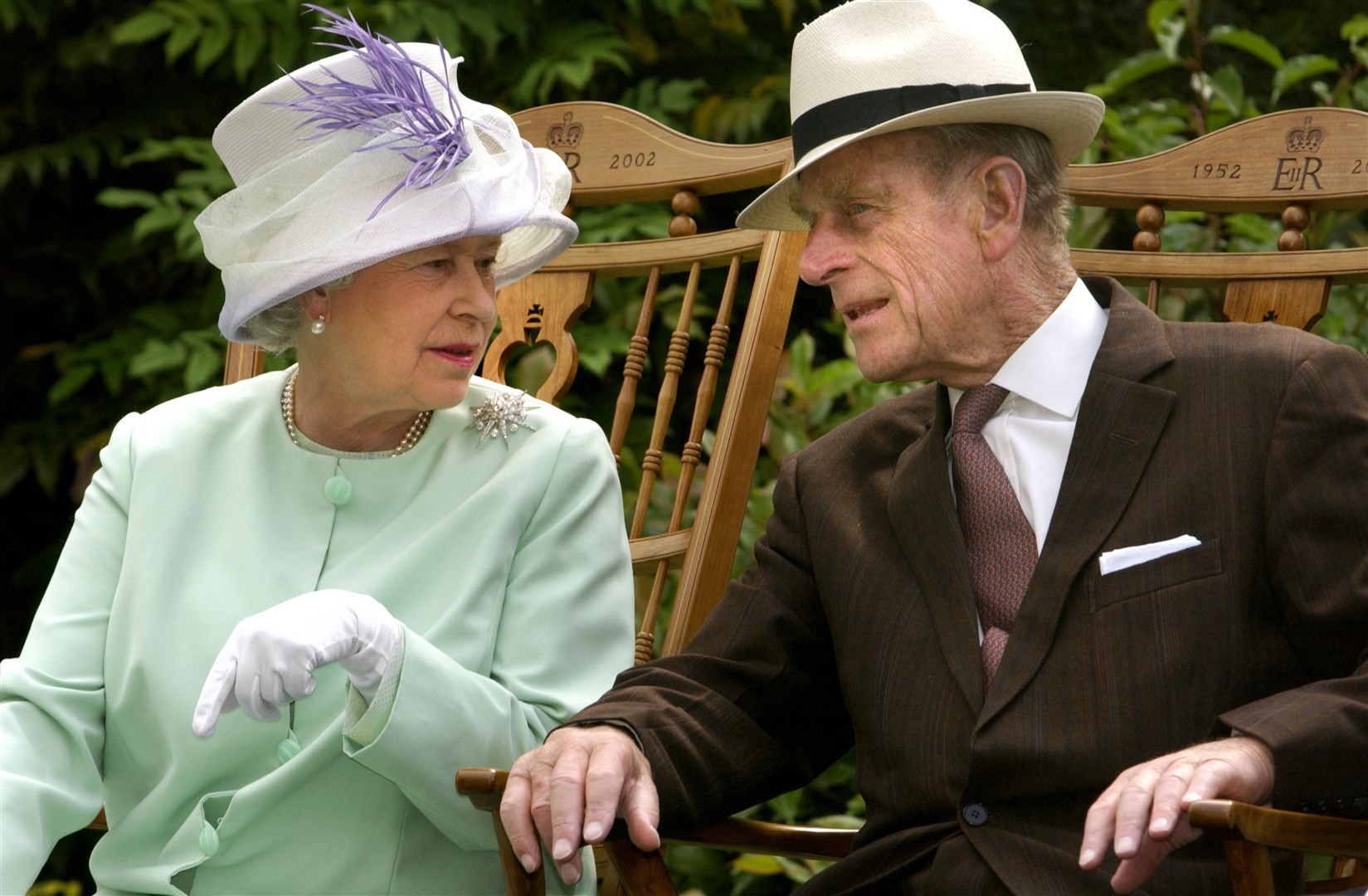 The Queen with the Duke of Edinburgh (Fiona Hanson/PA)
