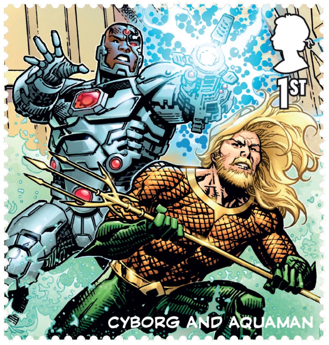 Cyborg and Aquaman.