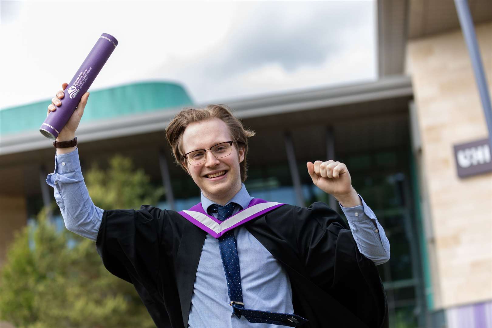 Connor Wright of Inverness who gained his BA (Hons) in Literature in 2021.