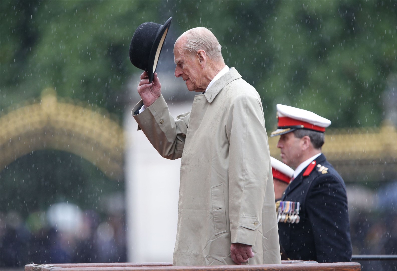 The duke joked the squaddies should be ‘locked up’ for what they had put themselves through for charity (Yui Mok/PA)