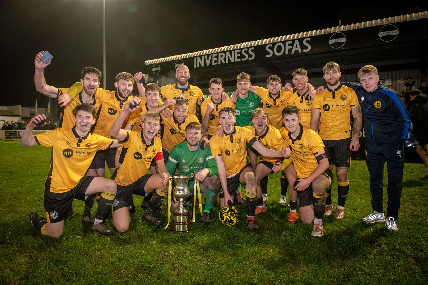 Nairn County won the North of Scotland Cup. Picture: Callum Mackay
