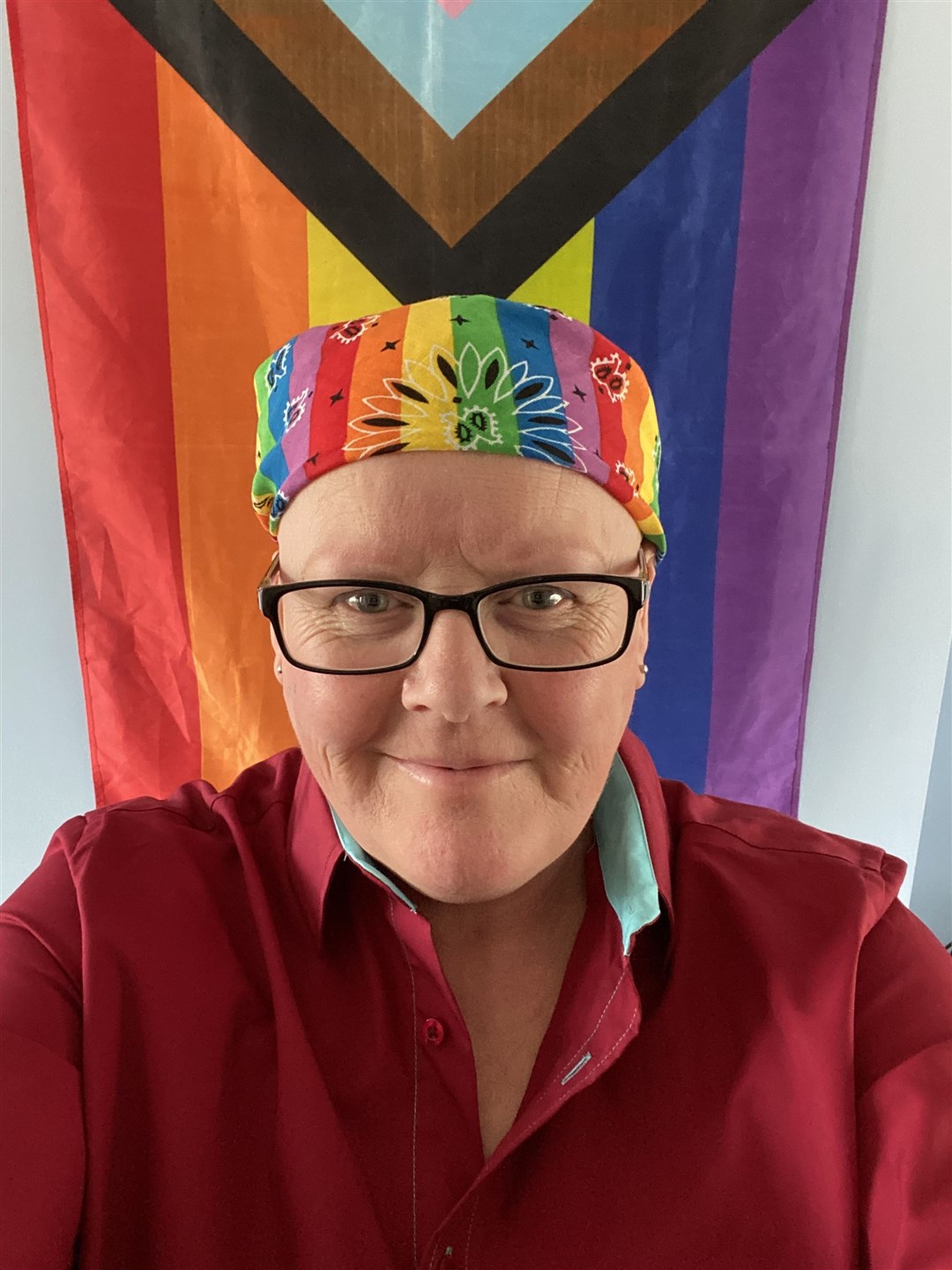 Sand Owsnett, chair of the Highland Pride committee ahead of the 2023 event.