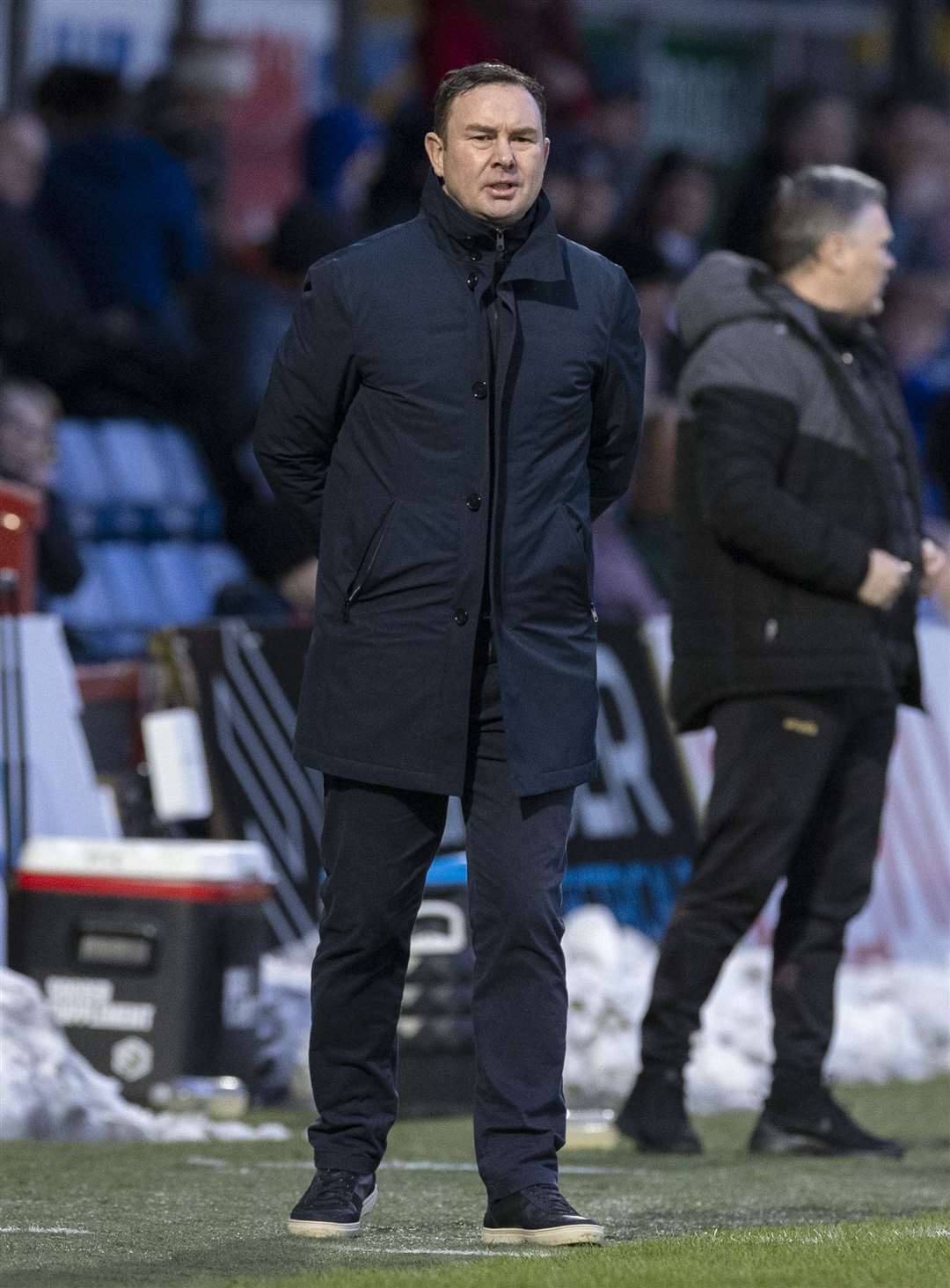 Derek Adams admits performance levels are meaningless when Ross County aren't picking up points. Picture: Ken Macpherson