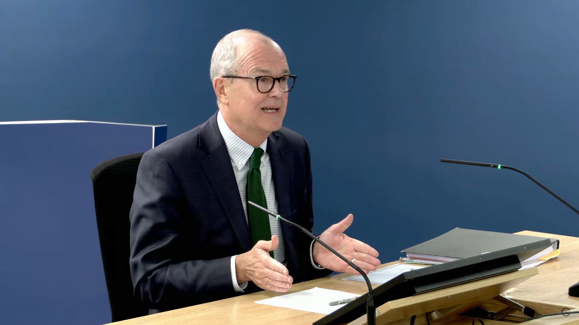 Sir Patrick Vallance was giving evidence to the Covid-19 inquiry (UK Covid-19 Inquiry/PA)