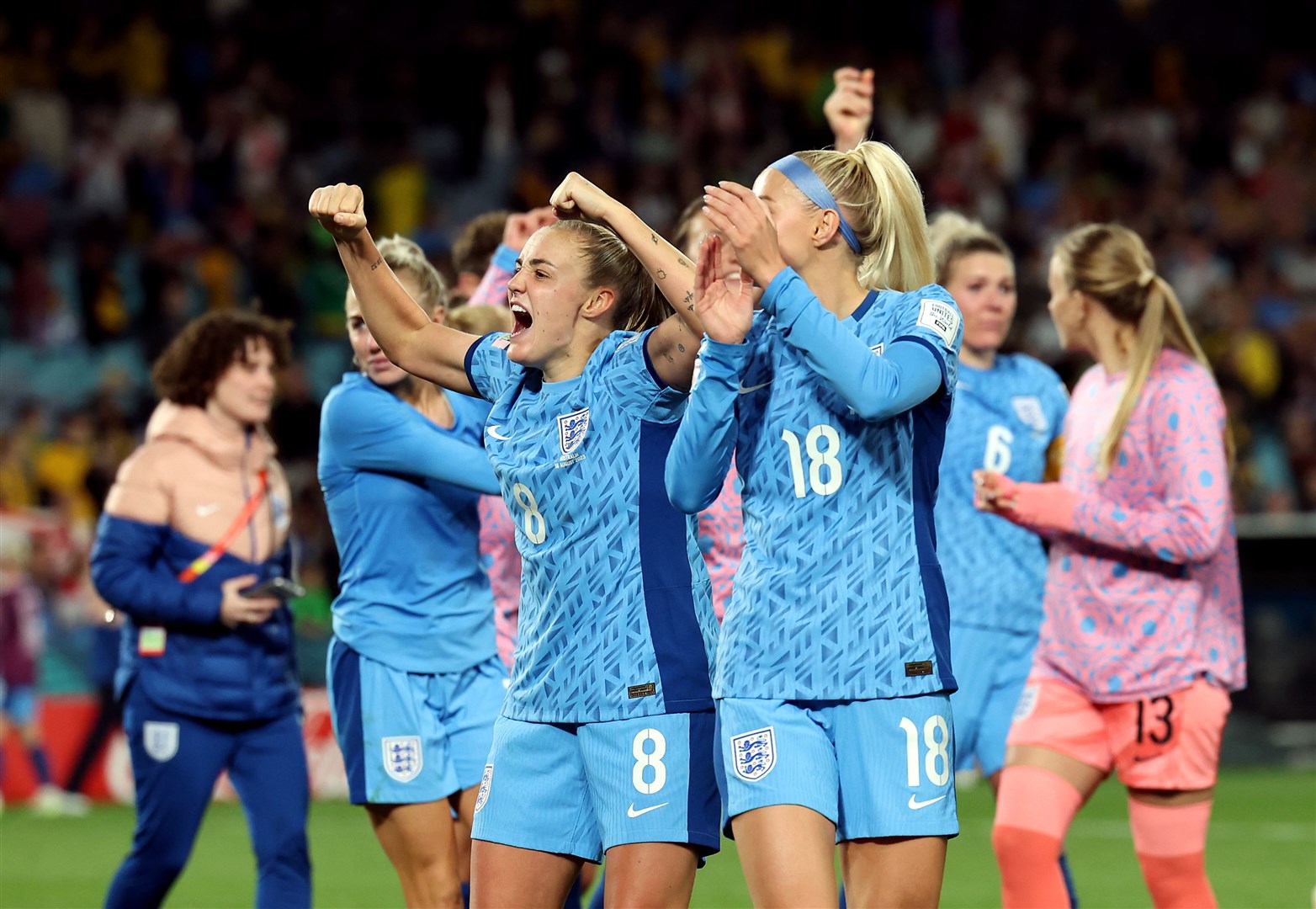England beat Australia 3-1 in the semi-final on Wednesday (Isabel Infantes/PA)