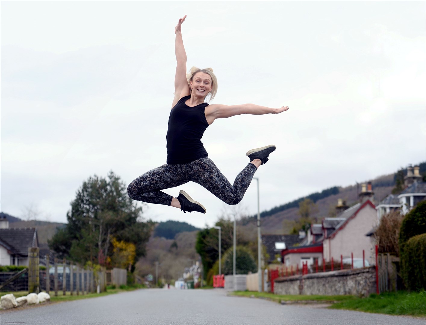 Dancer Sophie Donald is delighted at the success of her online fundraiser.