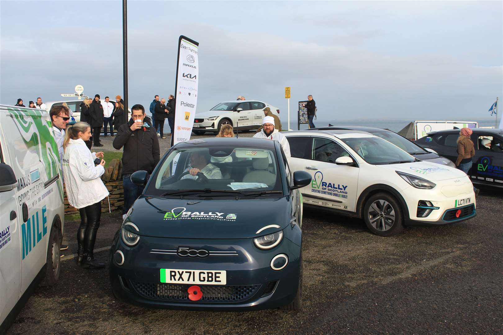 The five-day EV Rally of Scotland, promoting the use of electric vehicles, came to Caithness last week. Picture: Alan Hendry