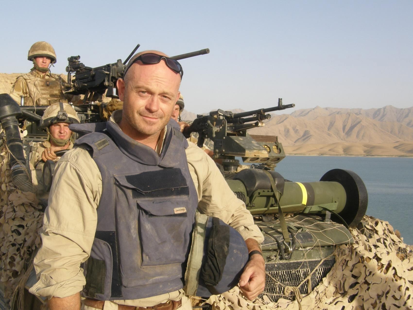 Ross Kemp, pictured in Afghanistan while filming for a documentary, has called for better representation of military veterans on television (Sky One/PA)