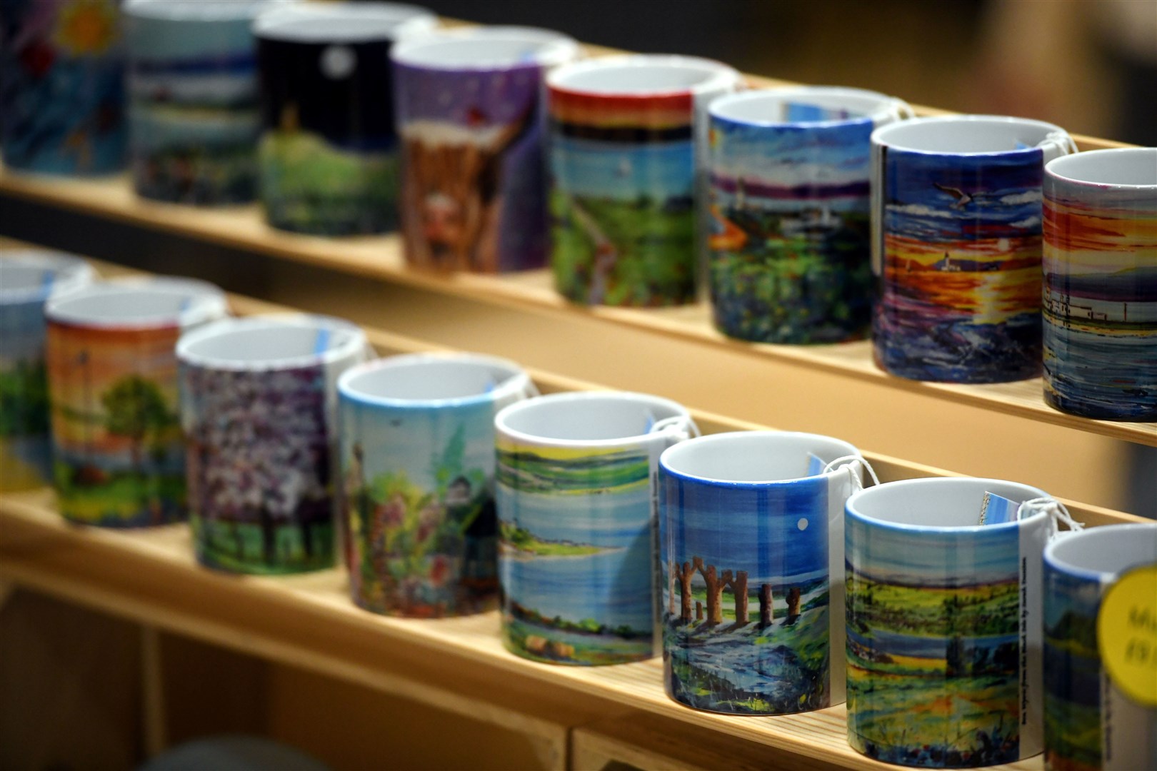 Mugs by Sarah Dunton Artist. Picture: James Mackenzie.