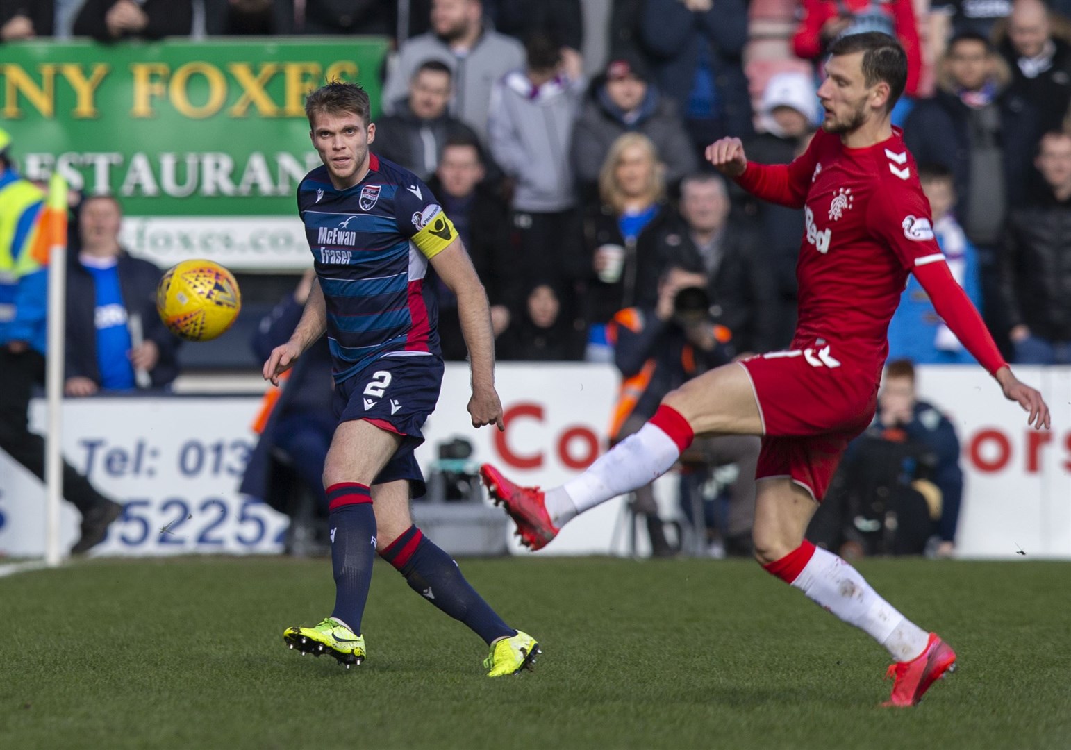 Marcus Fraser (left) is yet to decide on his Ross County future after being offered a new contract to stay. Picture: Ken Macpherson