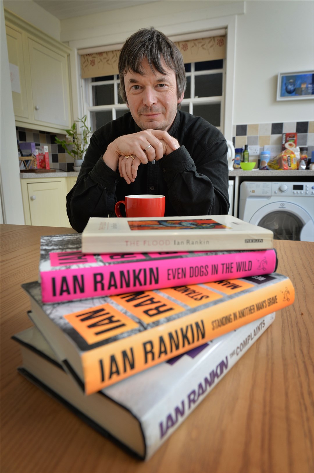 Author Ian Rankin at home in Cromarty..