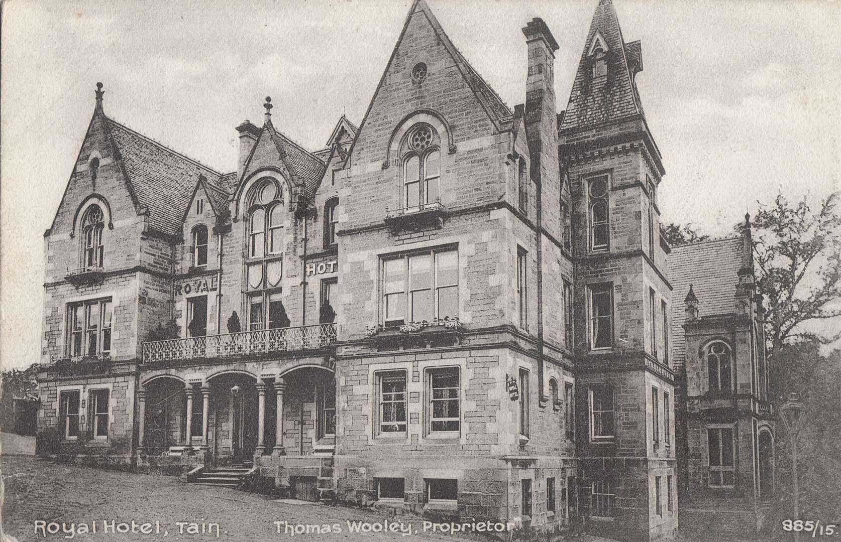 An early image of the Royal Hotel, Tain. Picture: Tain & District Museum