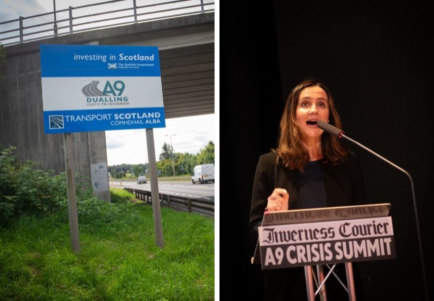Cabinet secretary for transport Mairi McAllan is set to deliver the A9 announcement.