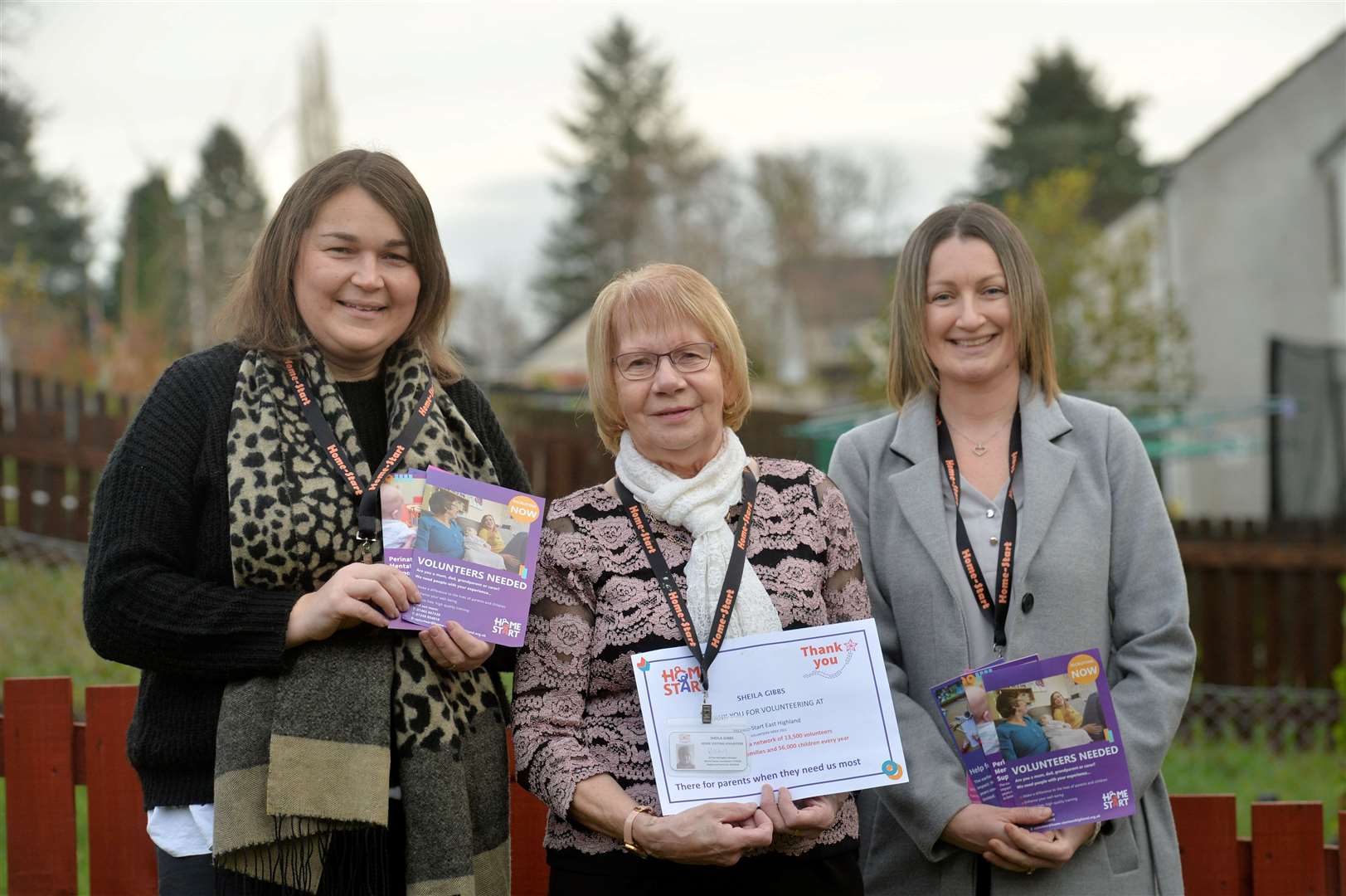 Shiela Gibbs Centre) has been a volunteer with Home-Start East Highland for almost 24 years and is backing a drive for more new recruits. With her are Leeanne Jack (left|) and Debbie Clark. Picture: Callum Mackay