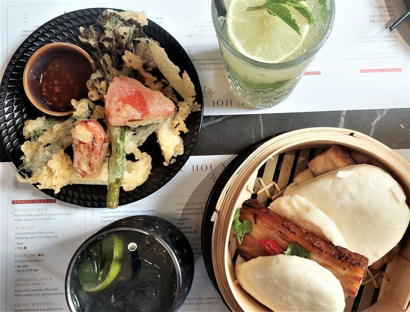Small plates are altogether not too small! A good portion comes both with your serve of bao (steamed buns, a must-try) and yasai tempura. Pictures: Federica Stefani.