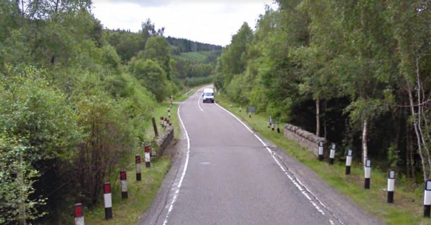 The narrow bridge over the All na H-Innse Beag (pictured) is to be replaced and the road widened to two lanes.