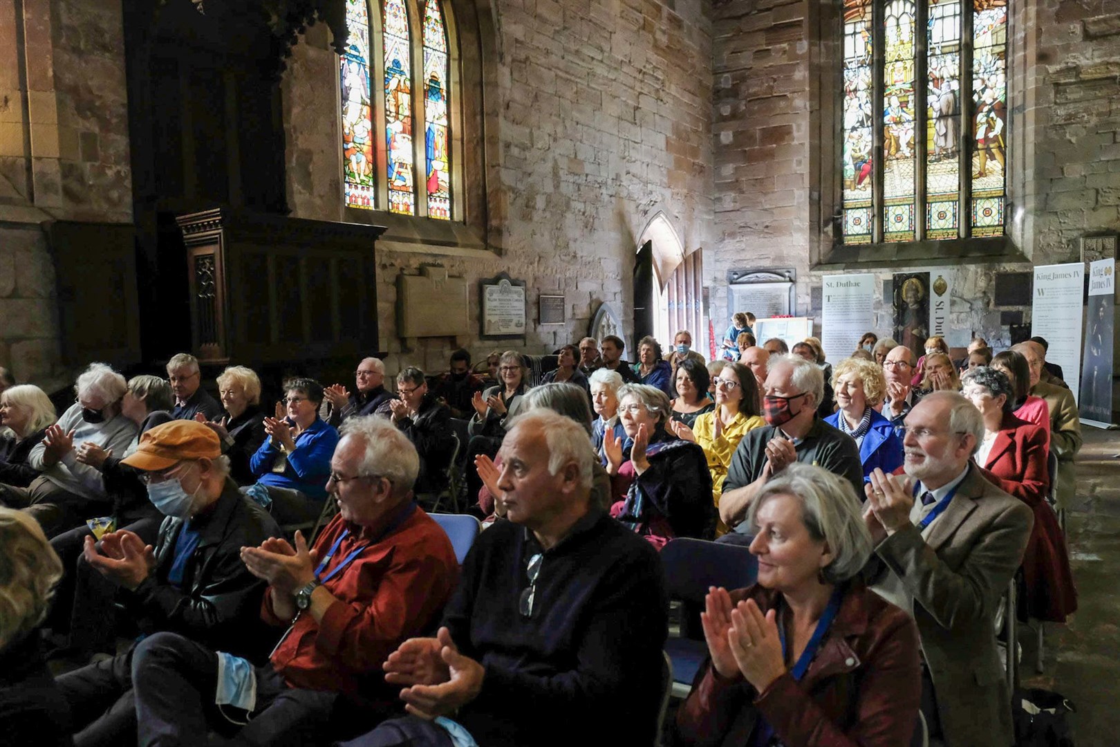 An appreciative audience at the Collegiate Church. Picture: Mark Janes