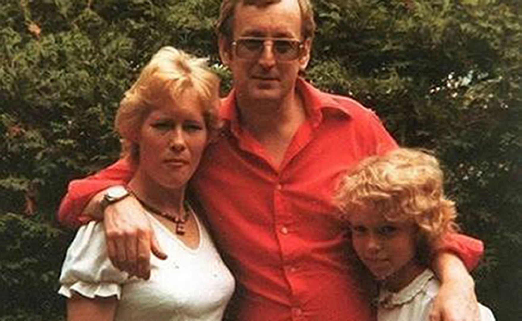 Russell Causley, with his wife Carole and their daughter Samantha (Family handout/PA)