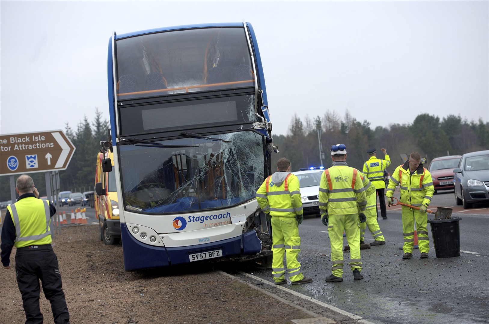 A collision at the junction between a bus and lorry in 2013 sparked renewed safety calls back then. Picture Callum Mackay
