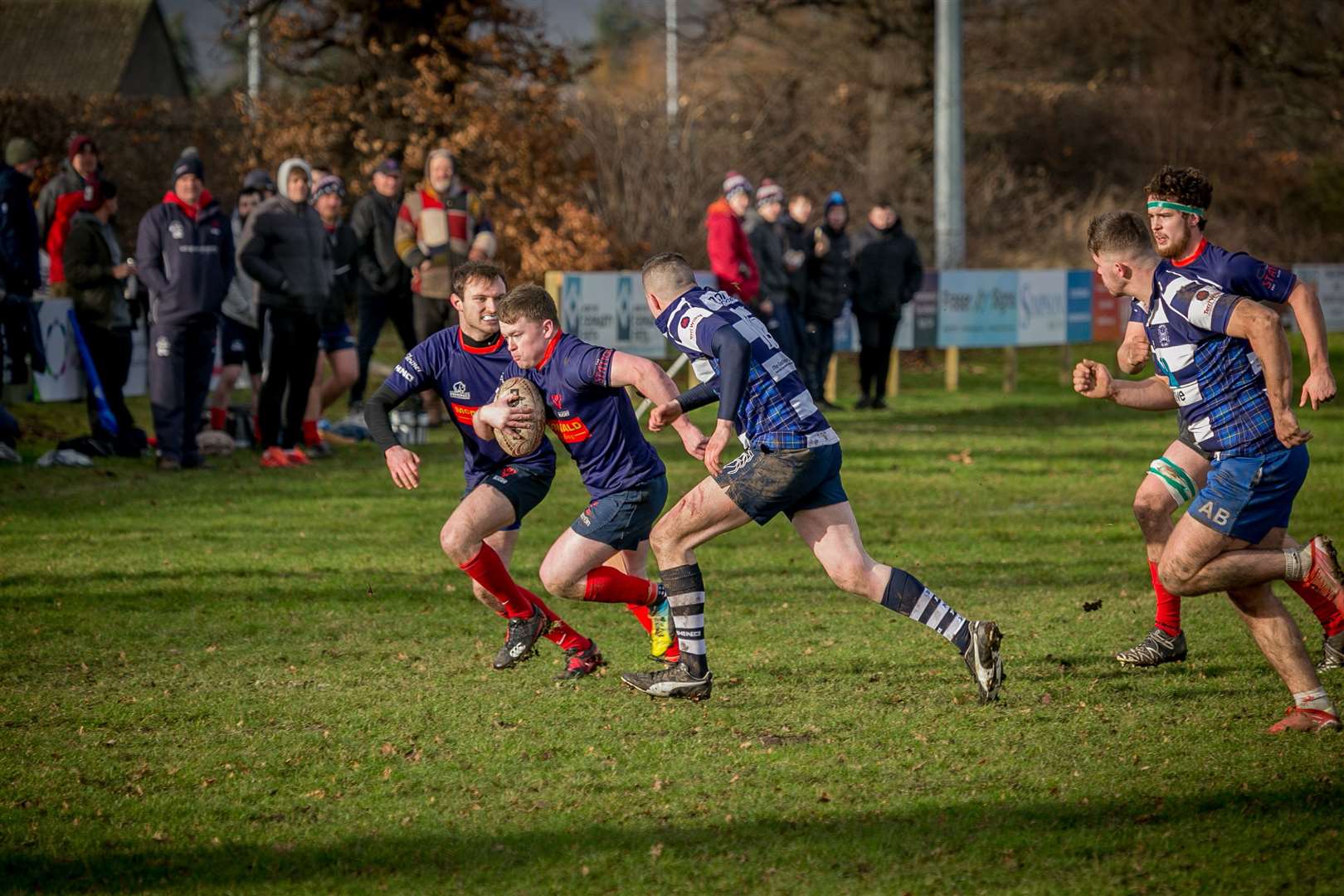 Ross Sutherland eased to a 28-14 victory at home over Banff. Picture: Peter Carson