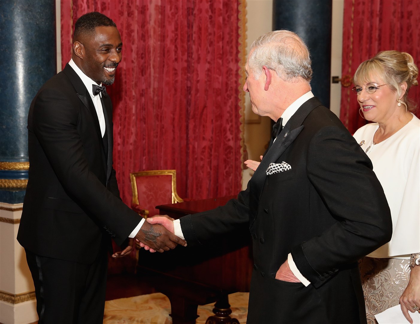 The Prince of Wales meets Idris Elba at Buckingham Palace (Chris Jackson/PA)