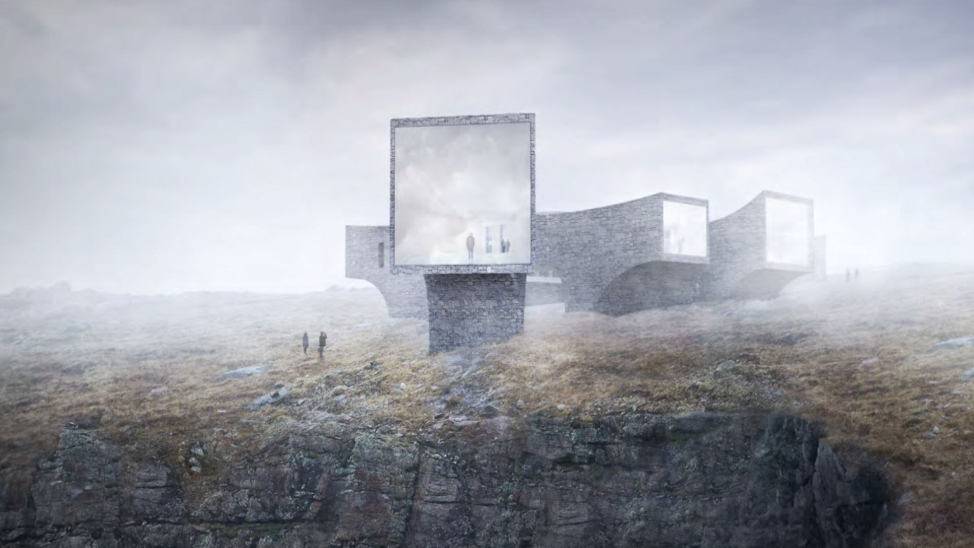 The concept design for the ambitious new centre on Uig in Lewis.