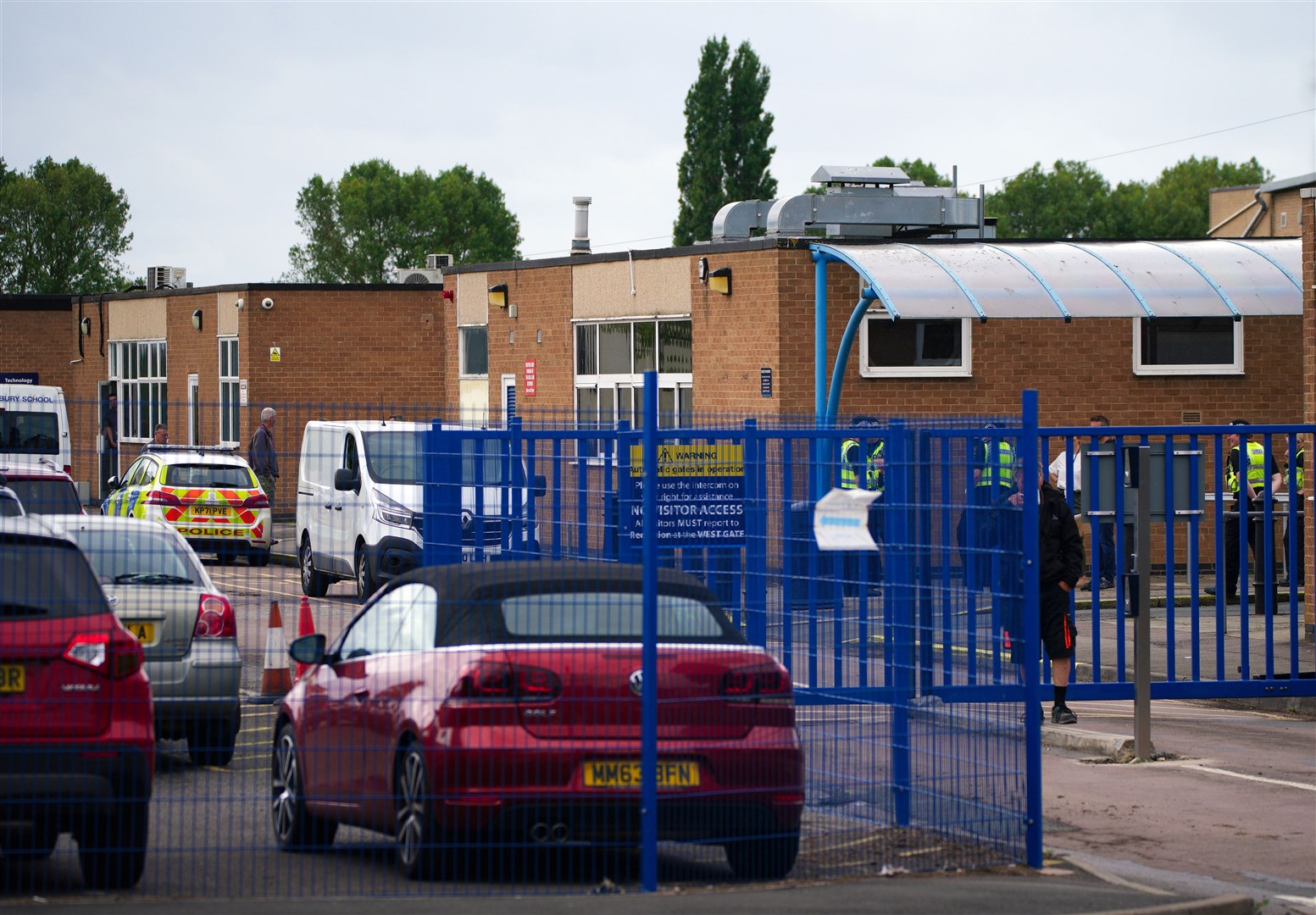 Tewkesbury Academy was put in lockdown after the incident (Ben Birchall/PA)