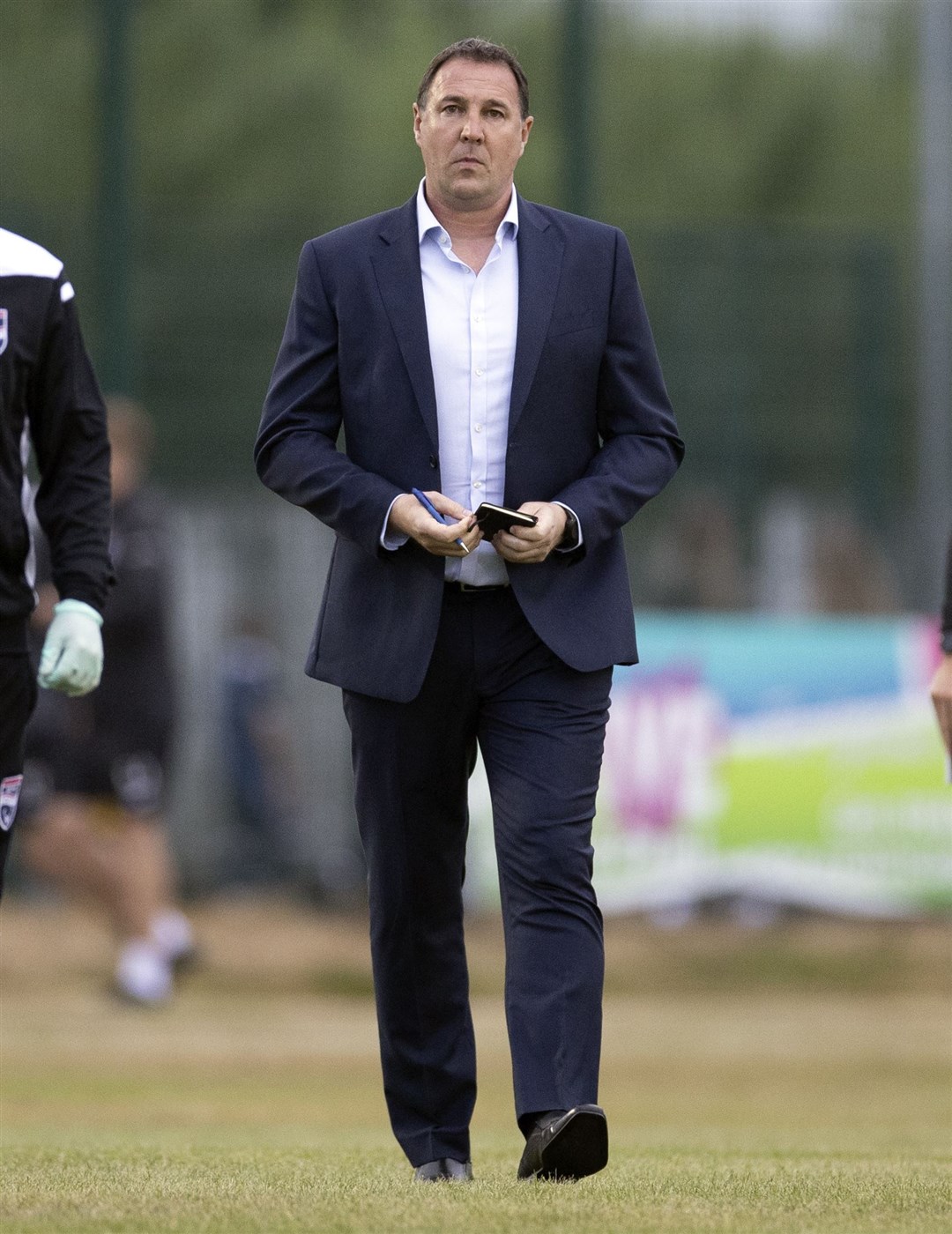 Manager Malky Mackay at Wednesday's win away to Brora. Picture - Ken Macpherson, Inverness.