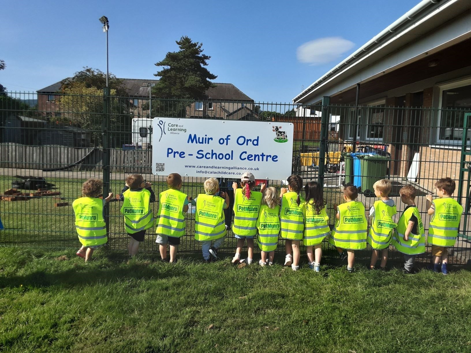 The Muir of Ord youngsters won't go unnoticed in their new high-visibility vests.