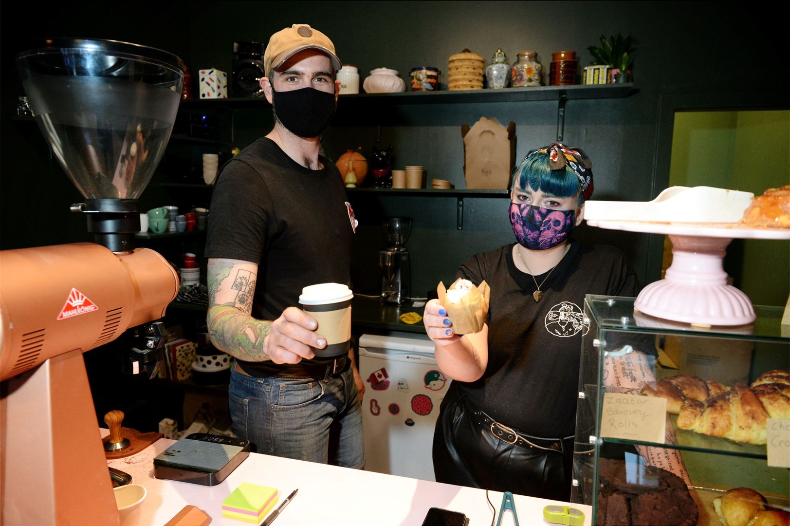 Jordan Milliken and Ruth Cole, who aim to tantalise the taste buds of people in the county town, opened for business on Saturday having mulled their plan during lockdown. Picture: James Mackenzie.