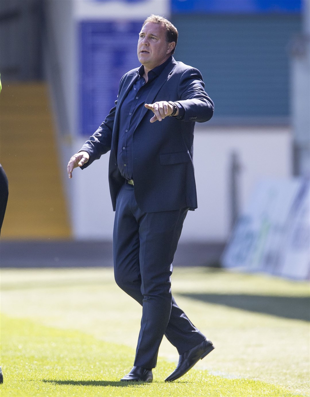 Ross County manager Malky Mackay during the home clash with Montrose. Picture - Ken Macpherson.