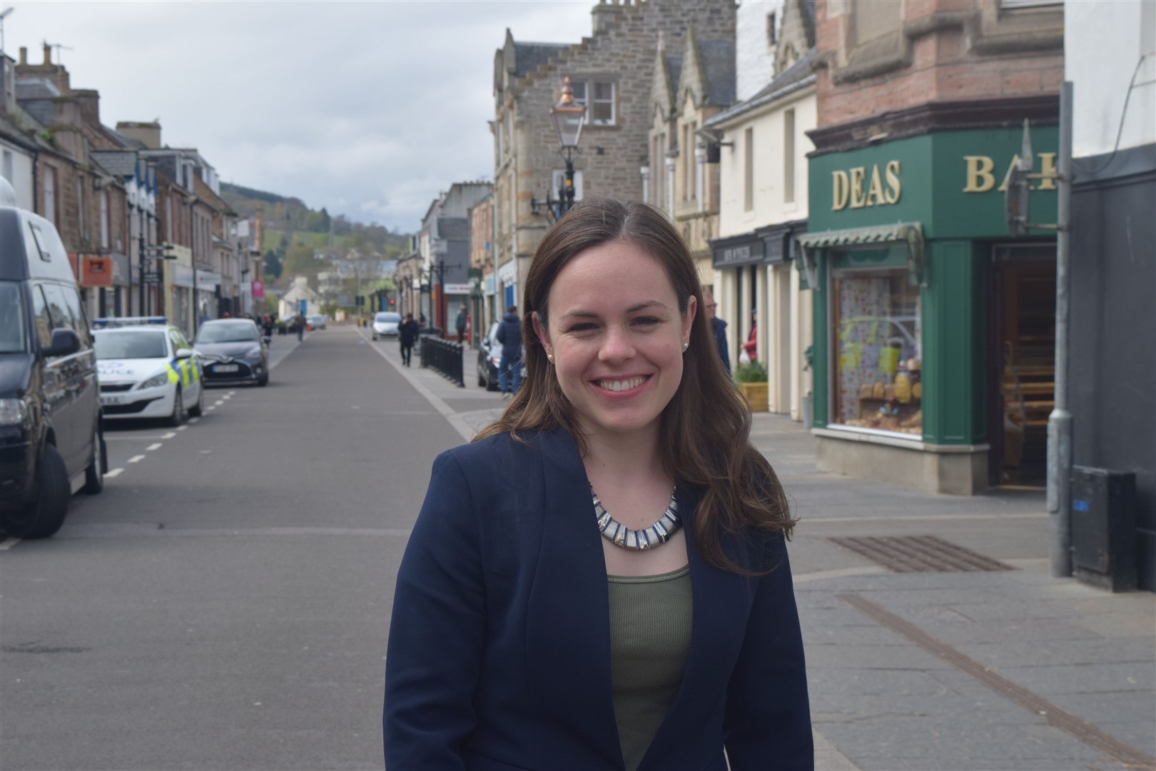 Kate Forbes MSP was enthusiastic about rail travel.