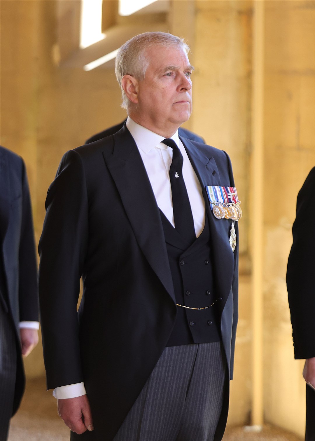 The Duke of York was forced to stay out of sight at the Garter Day procession