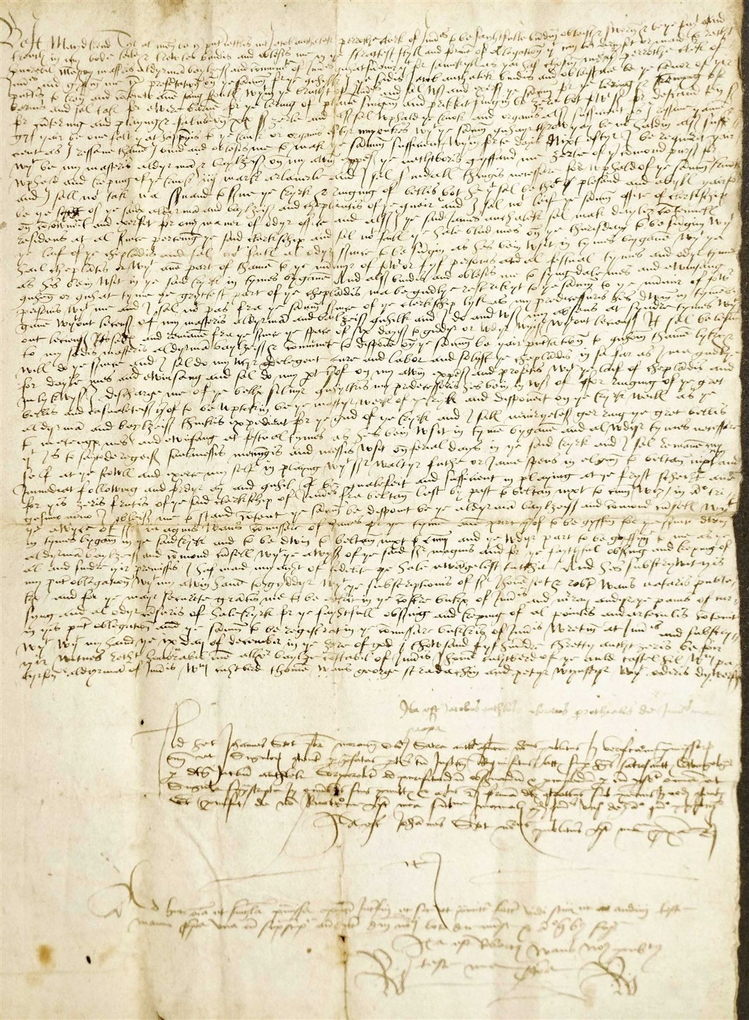 An extract from the Burgh of Inverness Town Clerk, Obligation by Sir Jacob Aucheleck, 1538.