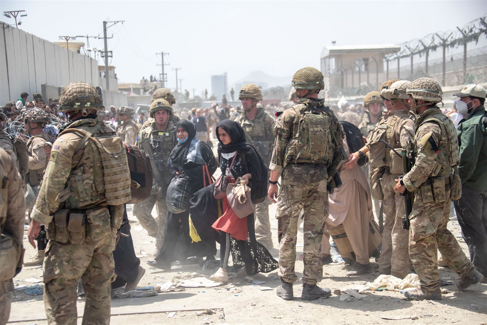 Following the Taliban gaining control of Afghanistan in summer 2021, the British government evacuated 15,000 people from the country (MoD/PA)