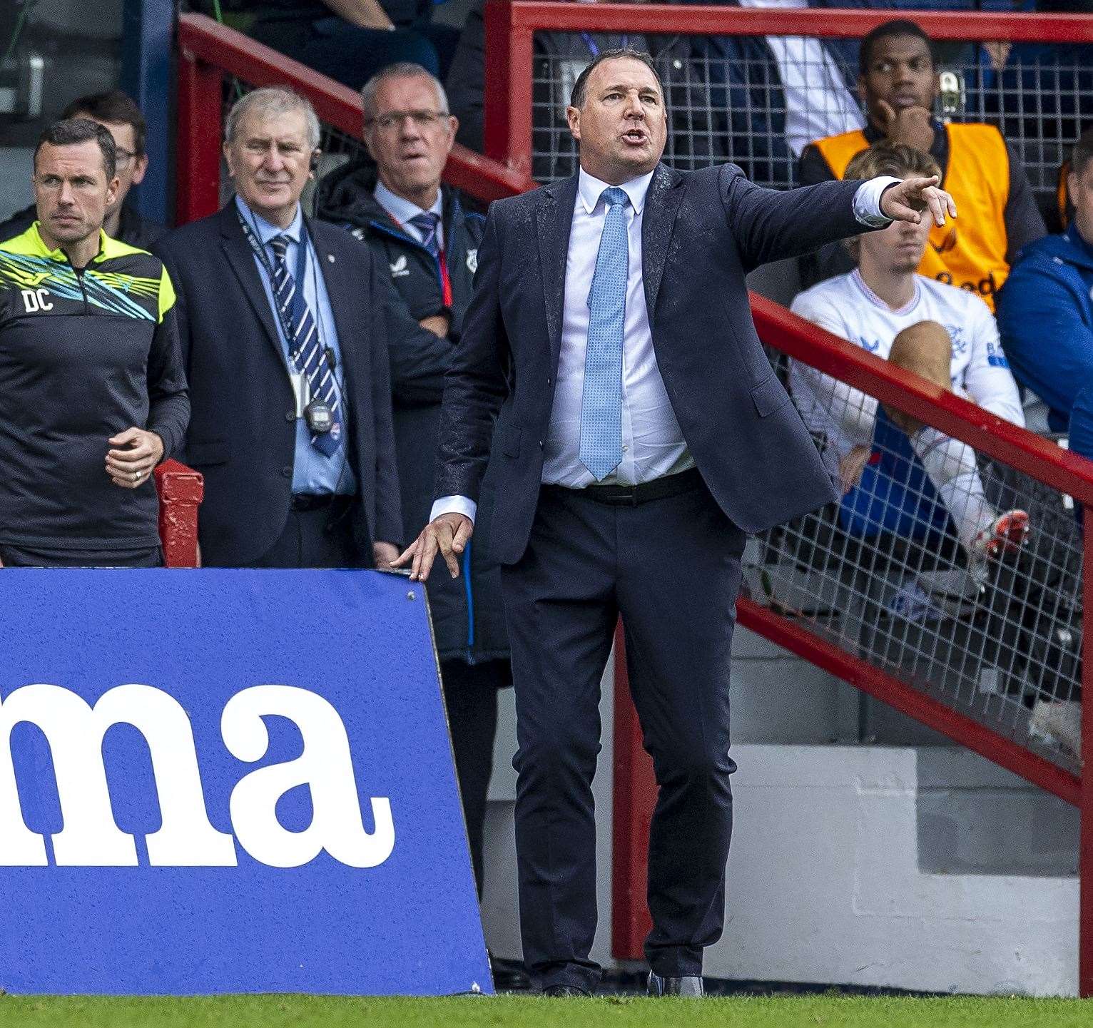 Malky Mackay was happy with his side's performance in difficult circumstances against Celtic. Picture: Ken Macpherson