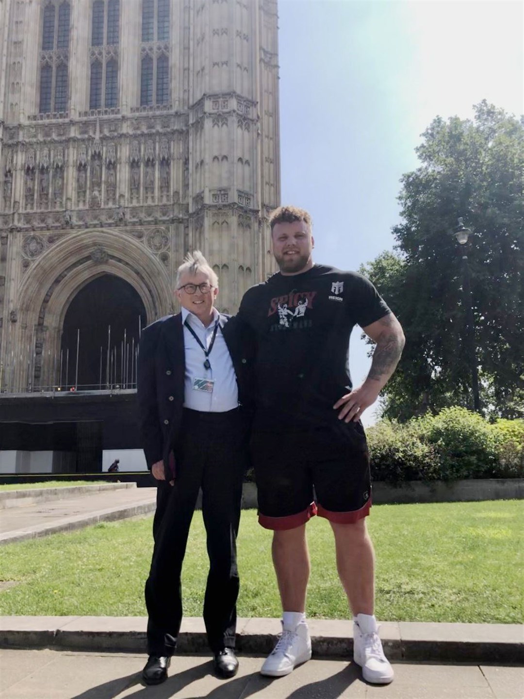 Jamie Stone welcomes world-beating strongman Tom Stoltman to Westminster.